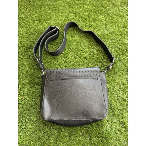 Disney Mickey Mouse Purse Black Adjustable Crossbody Bag Pin Trading Retired - Picture 8 of 8